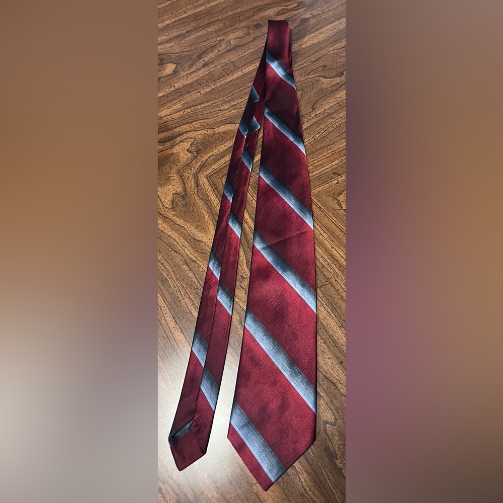 Red And Grey Wembley Tie